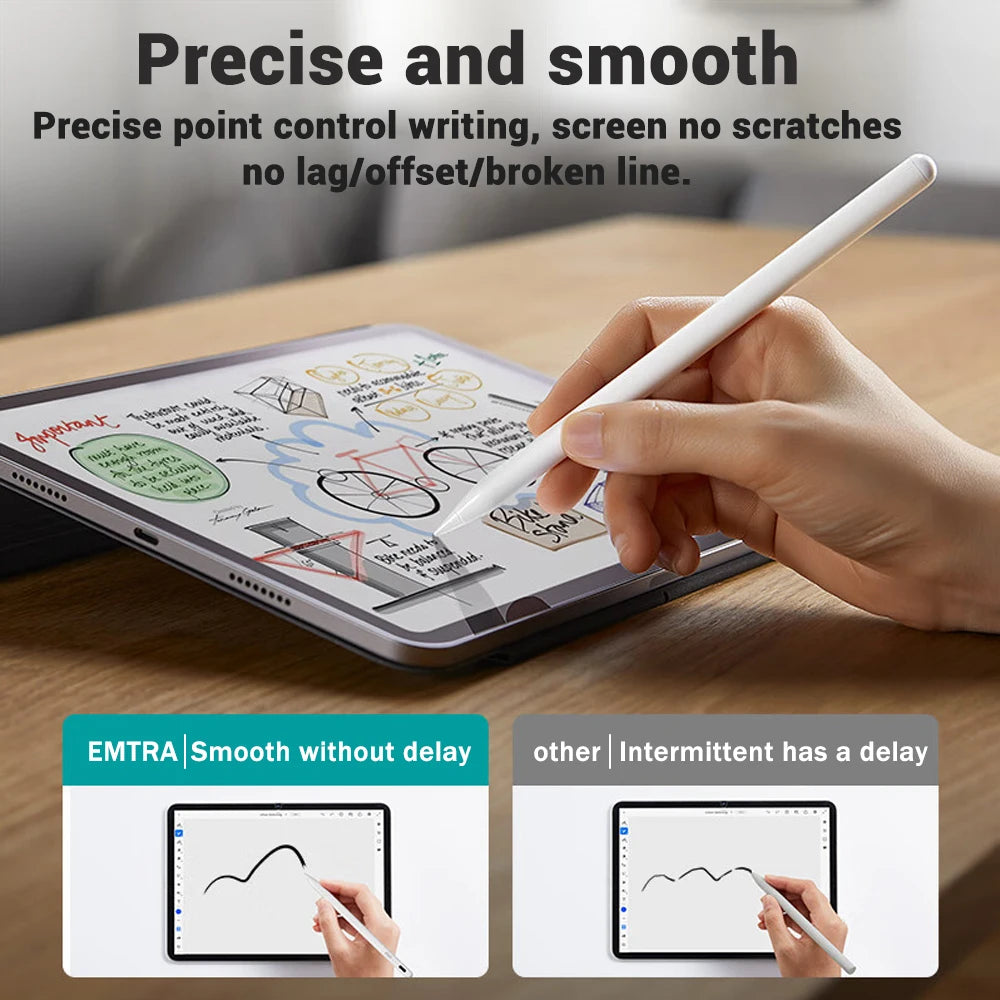 Stylus Pen for iPad – Palm Rejection & Power Display Compatible