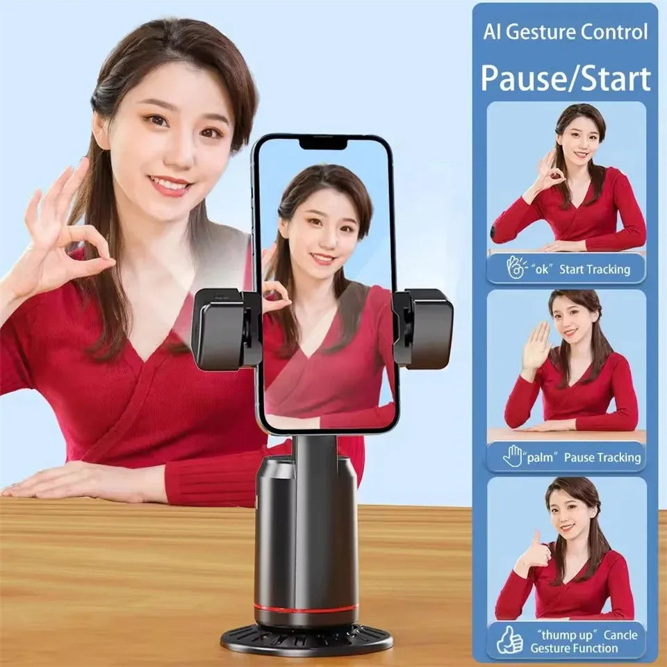 Q02 360° Auto Tracking Gimbal – Phone Stabilizer