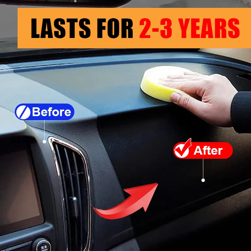 Car Plastic Restorer – Back to Black Gloss for Auto Interior