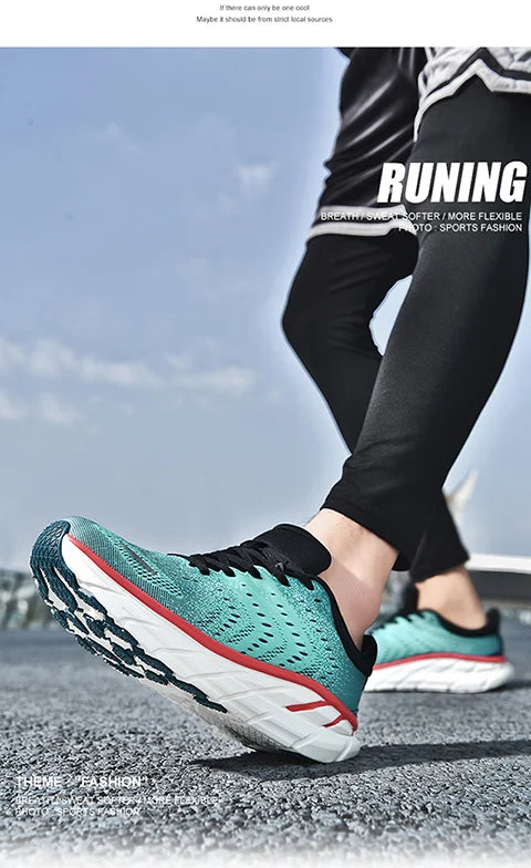Men's Running Shoes – Cushioned Outdoor Sports Sneakers