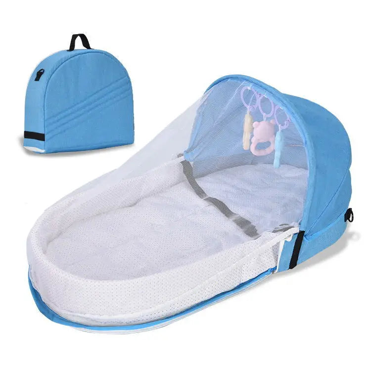 Portable Foldable Baby Bed – Newborn Travel Crib & Bionic Nest for Sleeping