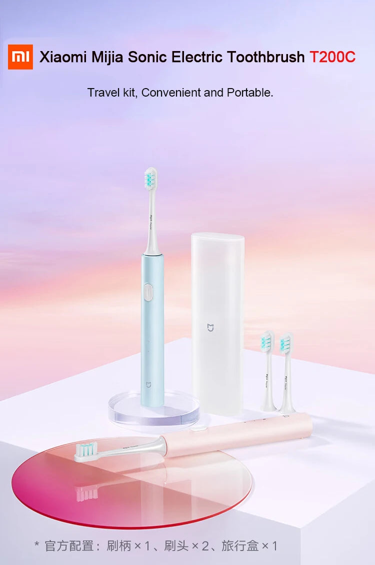 T200 Sonic Electric Toothbrush – Ultrasonic, Waterproof, Smart