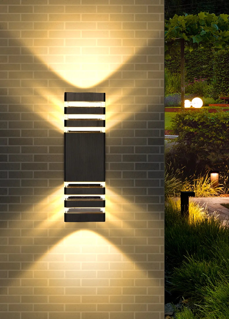 Outdoor Waterproof Street Wall Light – LED E27 Bulb Fixture
