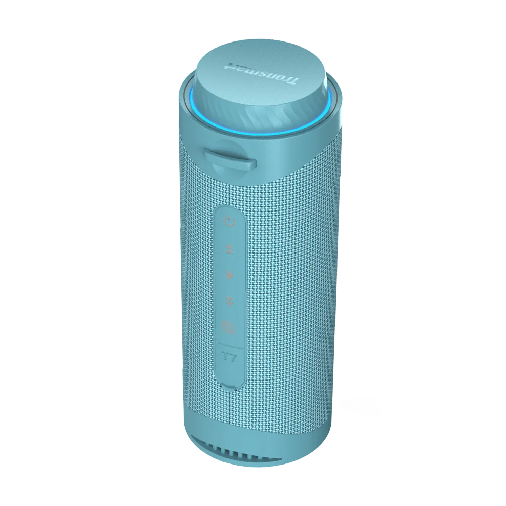 Portable Bluetooth Speaker – 360° Sound, LED Lights, App Control