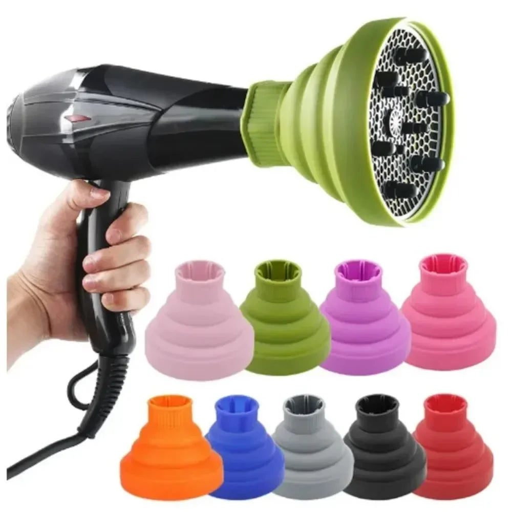 Silicone Hair Diffuser – Universal Curl Dryer Attachment for Styling