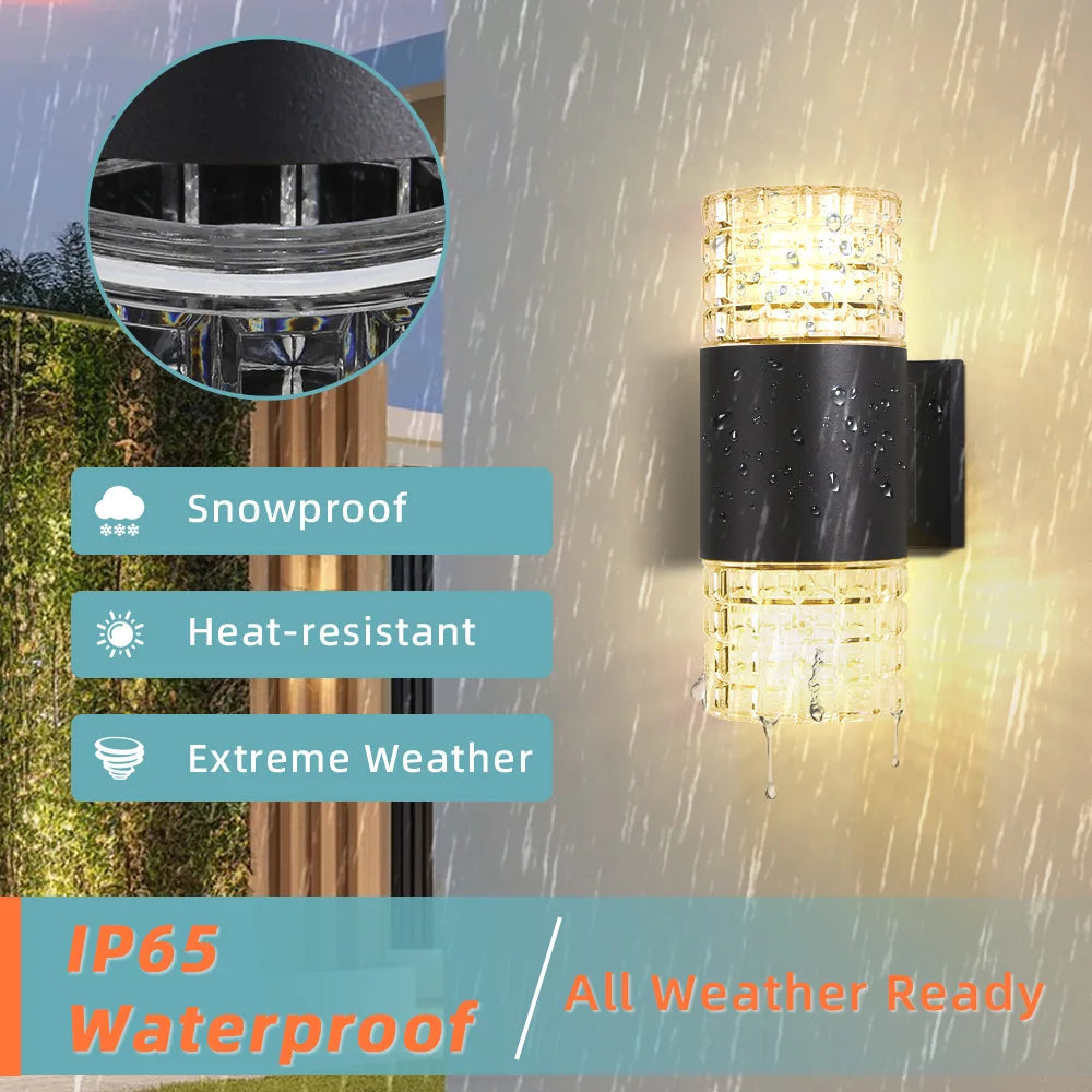 Outdoor Waterproof Street Wall Light – LED E27 Bulb Fixture