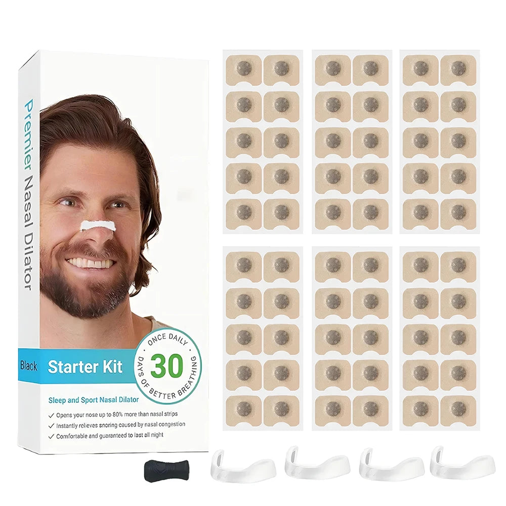 15 Pairs Magnetic Nasal Breathing Dilators Kit
