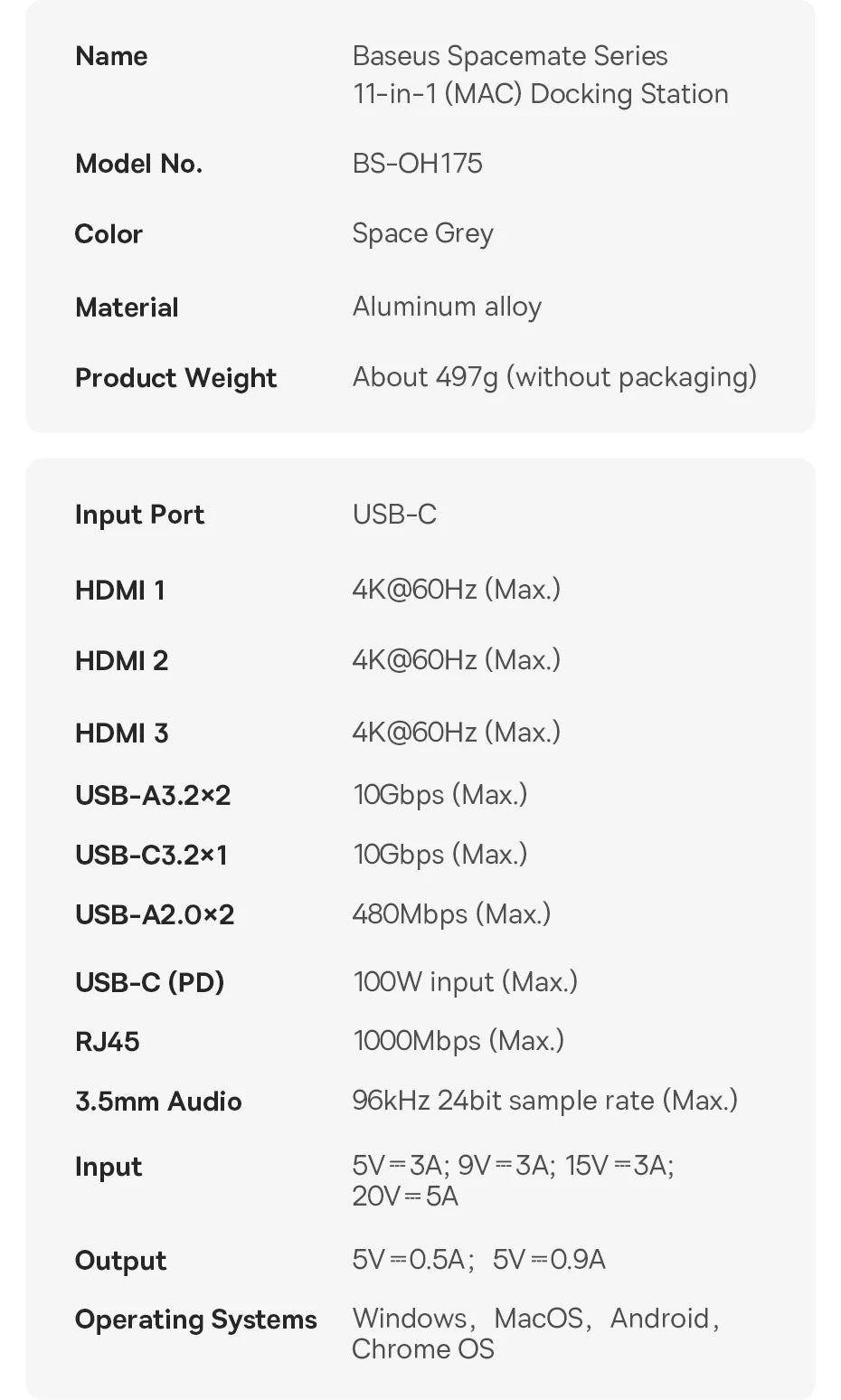 USB-C 11-in-1 Hub – 4K HDMI, DP Triple Display, 100W PD Dock
