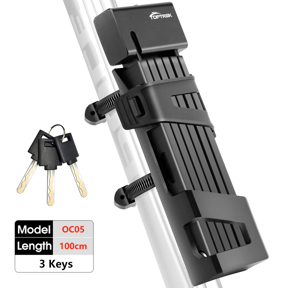 Foldable Bicycle Lock – High Security Anti-Theft Bike Accessory