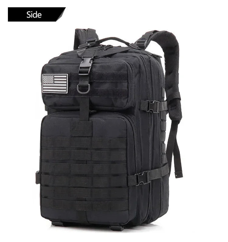 50L Tactical Backpack for Men – Outdoor Travel, Hiking & Hunting Bag