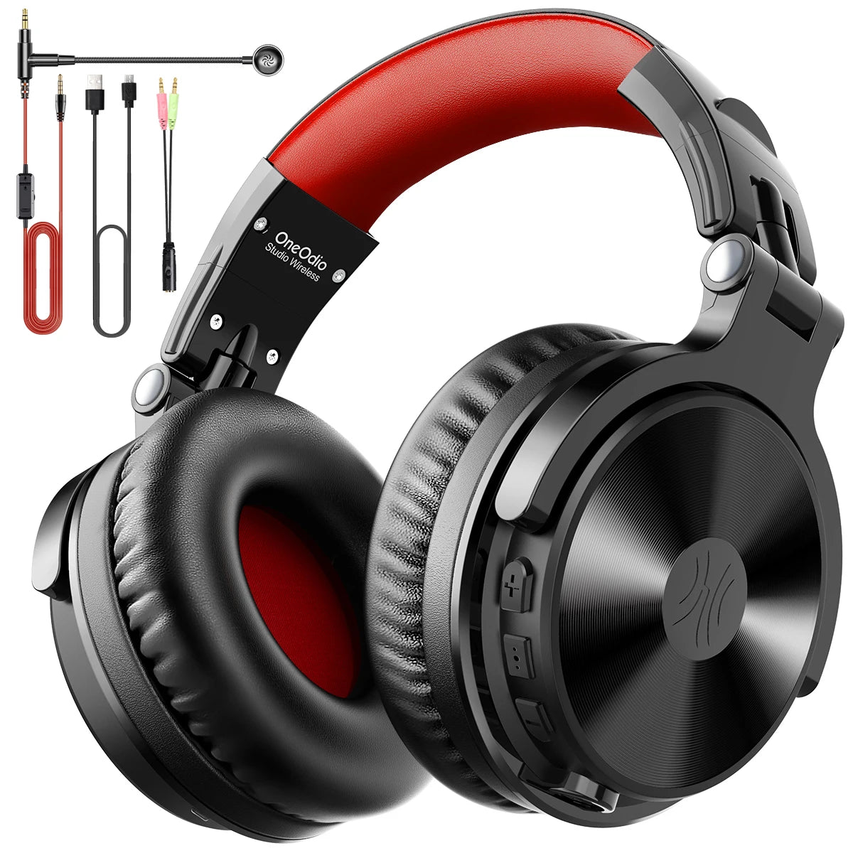 2-in-1 Bluetooth 5.2 Headphones – Wireless & Wired with Mic
