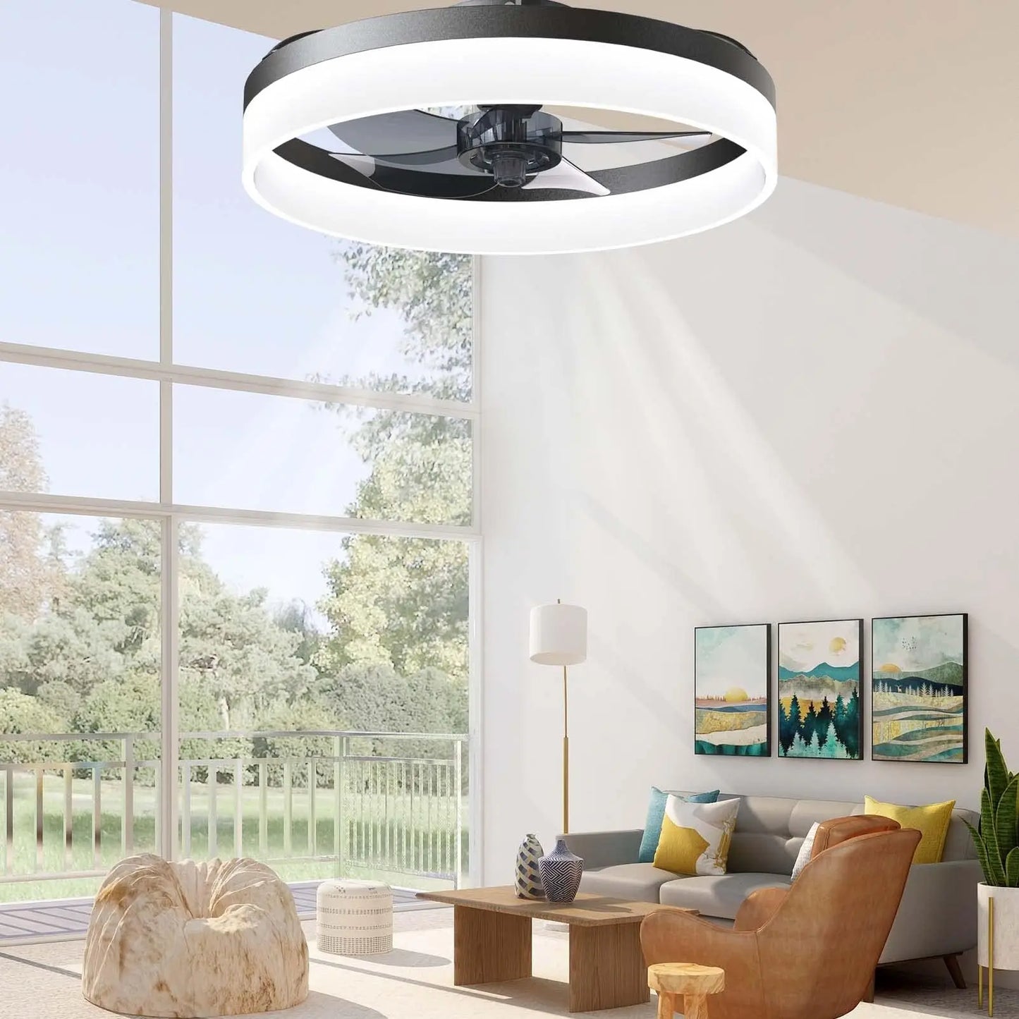 Cartmela LED Chandelier Fan – Remote-Controlled Ceiling Fan