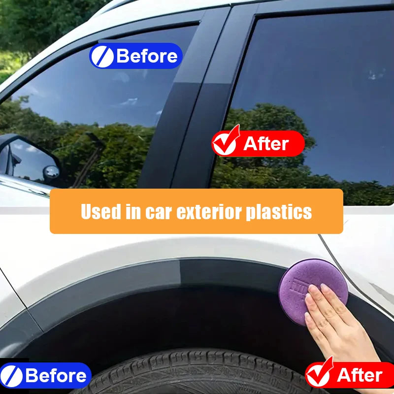 Car Plastic Restorer – Back to Black Gloss for Auto Interior