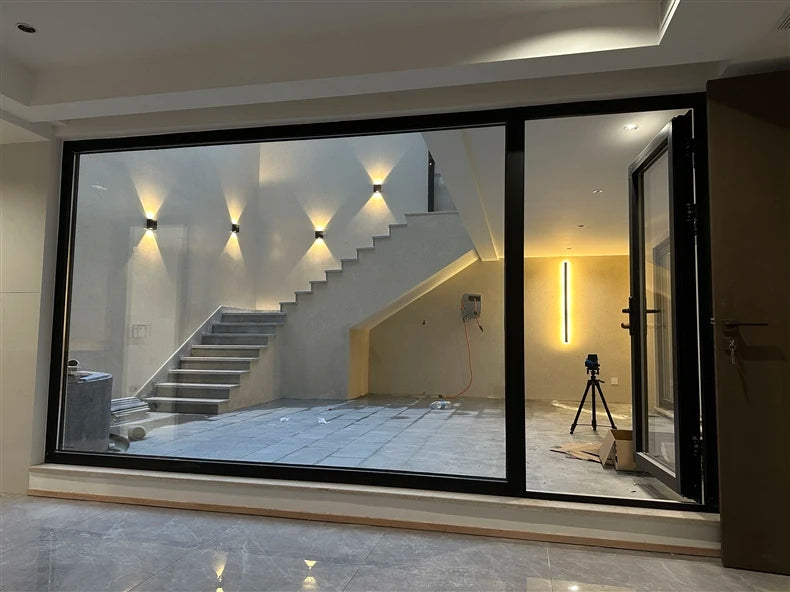 Outdoor Waterproof LED Wall Lights with Remote – Modern Dimmable