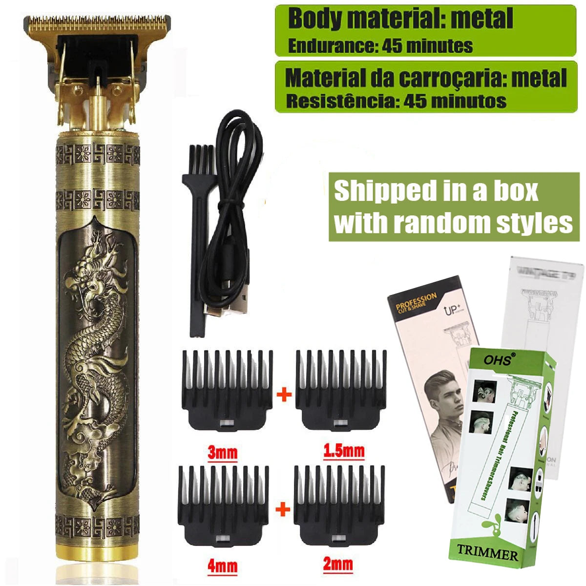 T9 Hair Clipper Zero Gap Trimmer