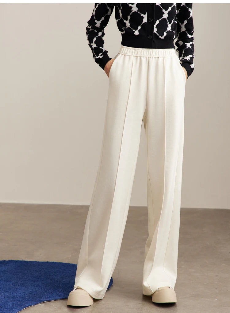 Women’s Loose Sweatshirt & Straight Leg Pants – Spring Casual Set