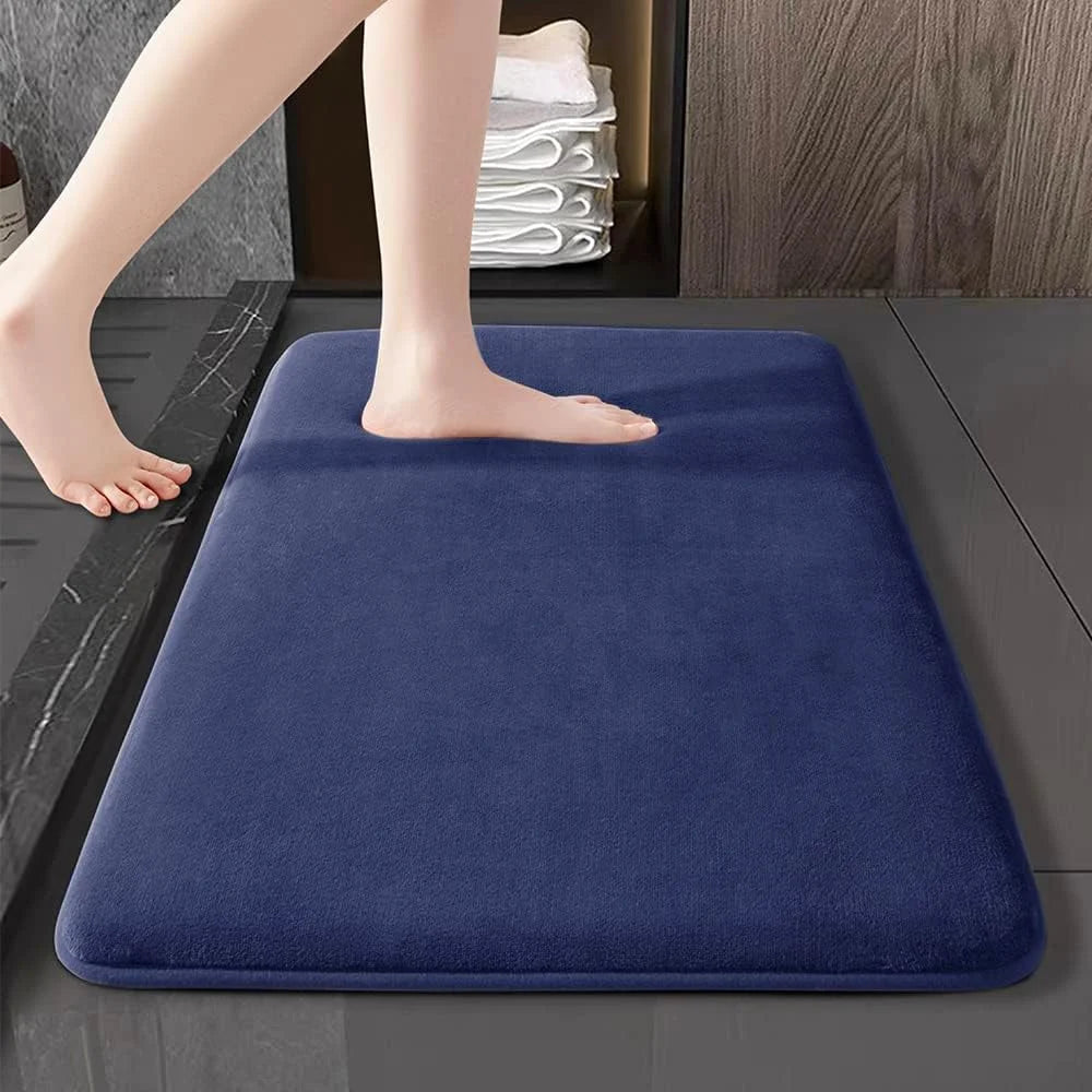 Super Absorbent Anti-Slip Bath Mat | Coral Velvet Bathroom Rug