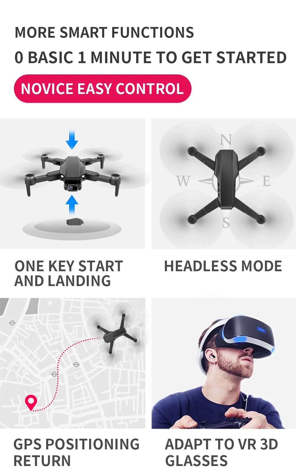 Cartmela L900 Pro SE 4K GPS Drone – Foldable 5G FPV Quadcopter