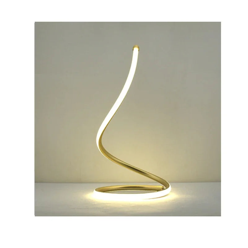 Modern Spiral LED Table Lamp