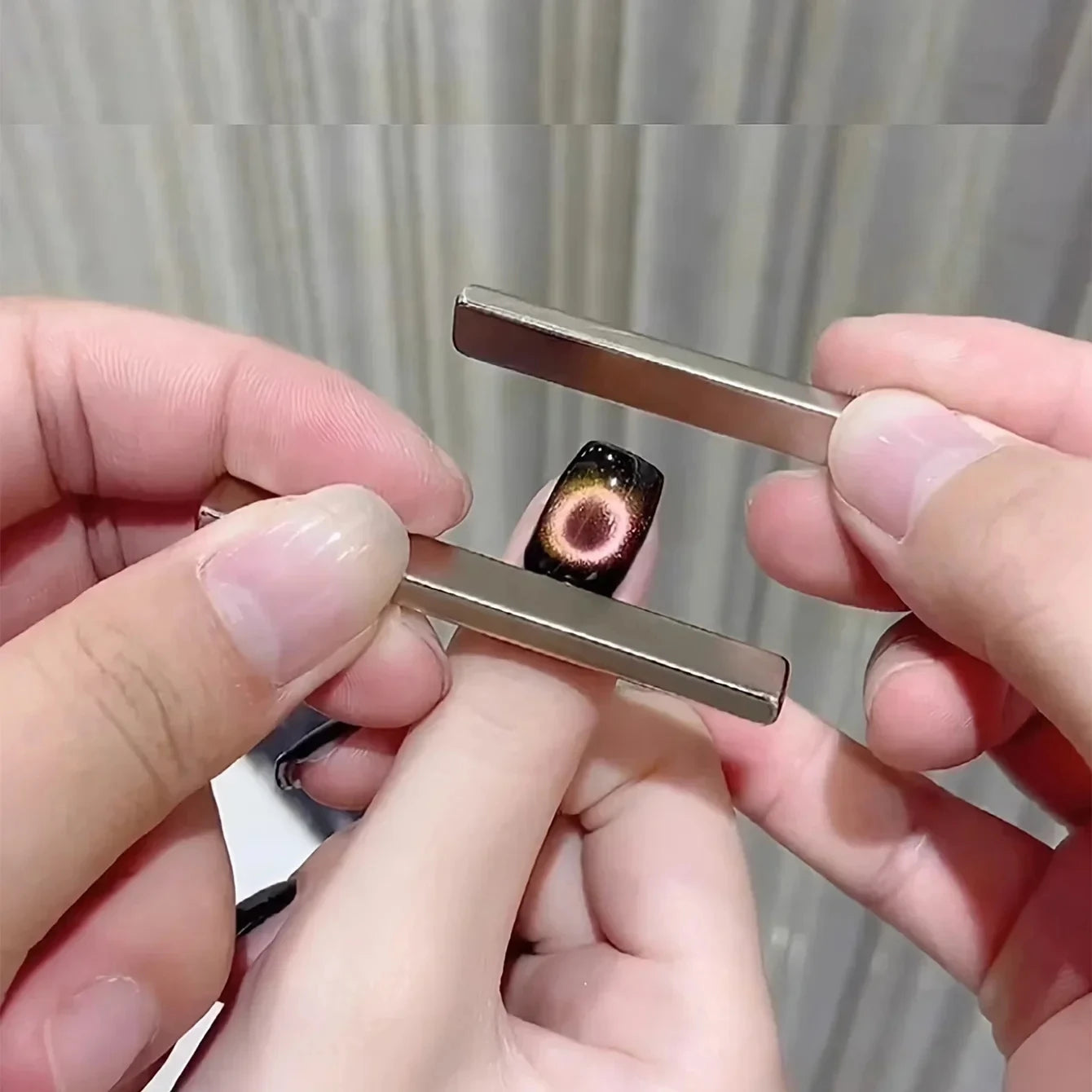 3D Cat Eye Magnetic Nail Art Strip Stick for Gel Polish Design