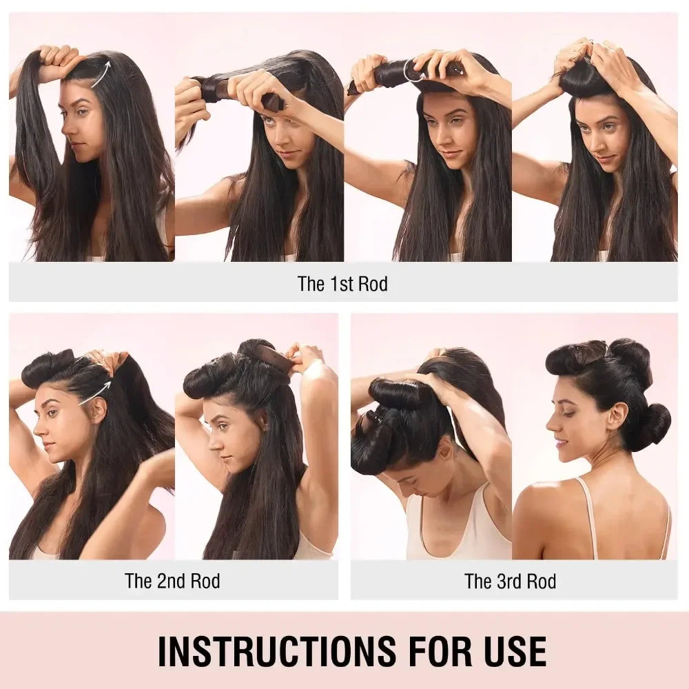 Heatless Hair Curlers – Foam Rollers for No-Heat Overnight Curls
