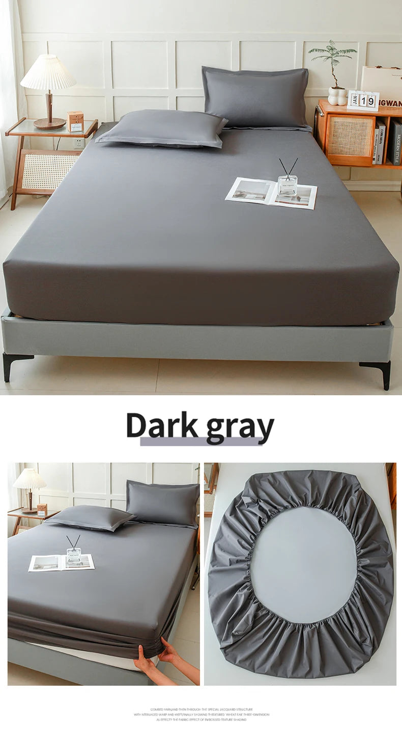 Waterproof Fitted Bed Sheet – 360° Elastic Mattress Protector