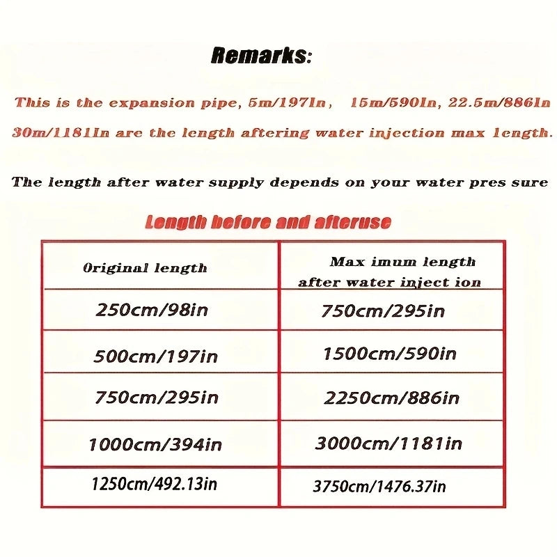 High Pressure Expandable Garden Hose with US3/4 Sprinkler Head by Cartmela