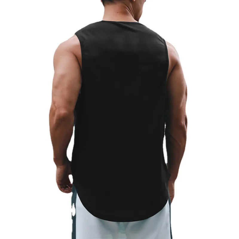 Men's Gym Tank Top – Quick-Dry Sleeveless Workout Shirt