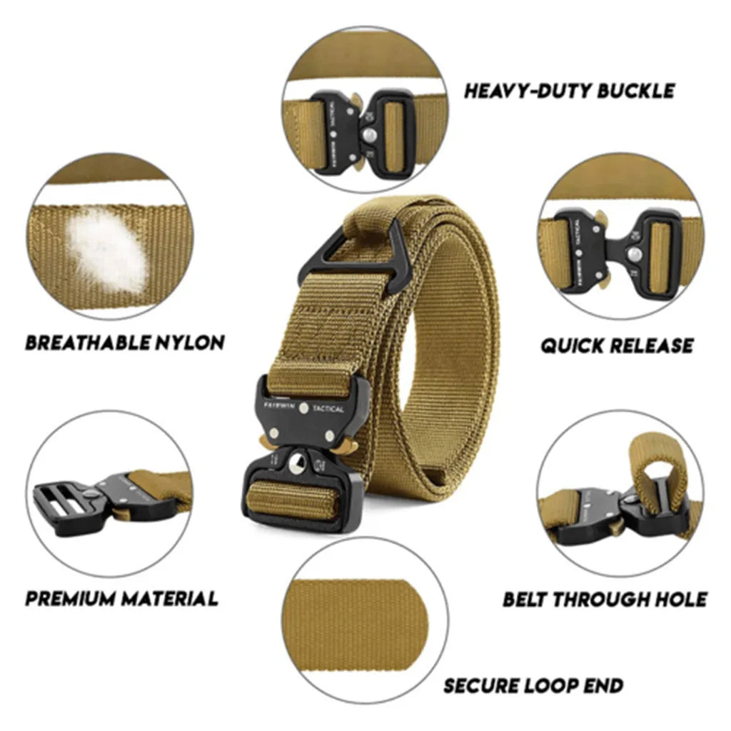 Luxury Designer Canvas Belt – Fashion Buckle Waistband for Men & Women