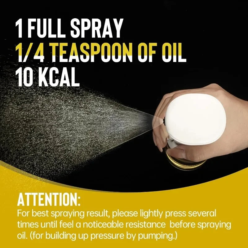Olive Oil Dispenser Bottle Spray Mist – Reusable Food Grade Cooking Sprayer