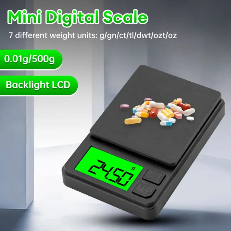 Precision Pocket Scale 1000g X 0.1g – Digital Scale for Food, Travel