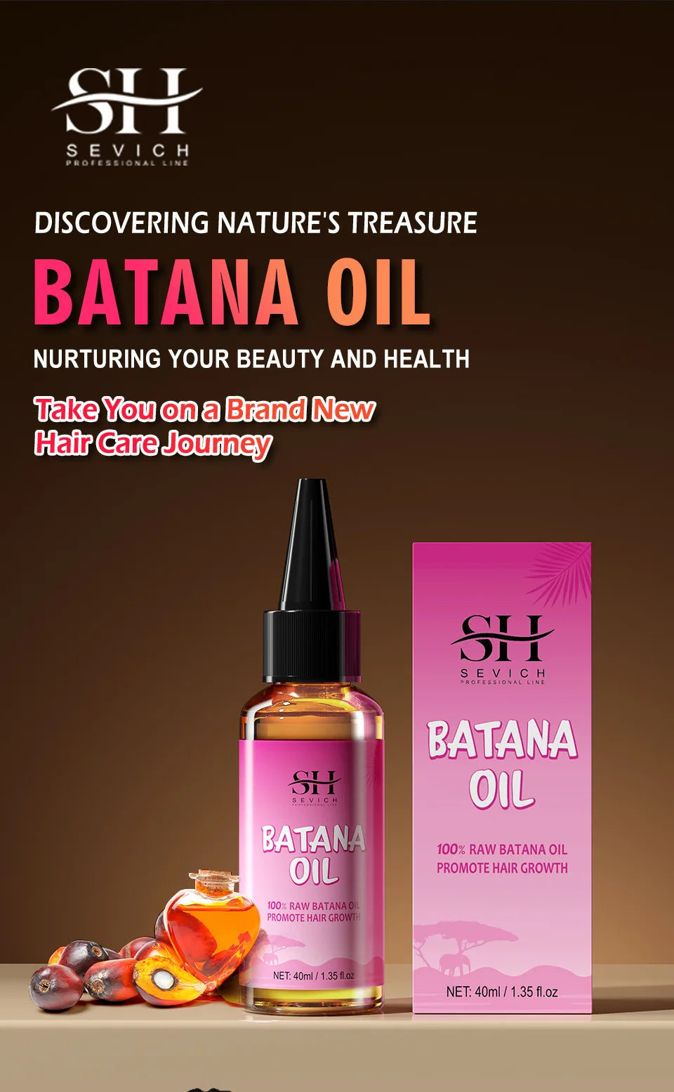 100% Pure Batana Oil for Hair Growth