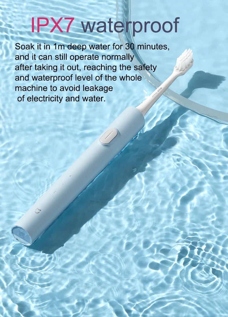 T200 Sonic Electric Toothbrush – Ultrasonic, Waterproof, Smart