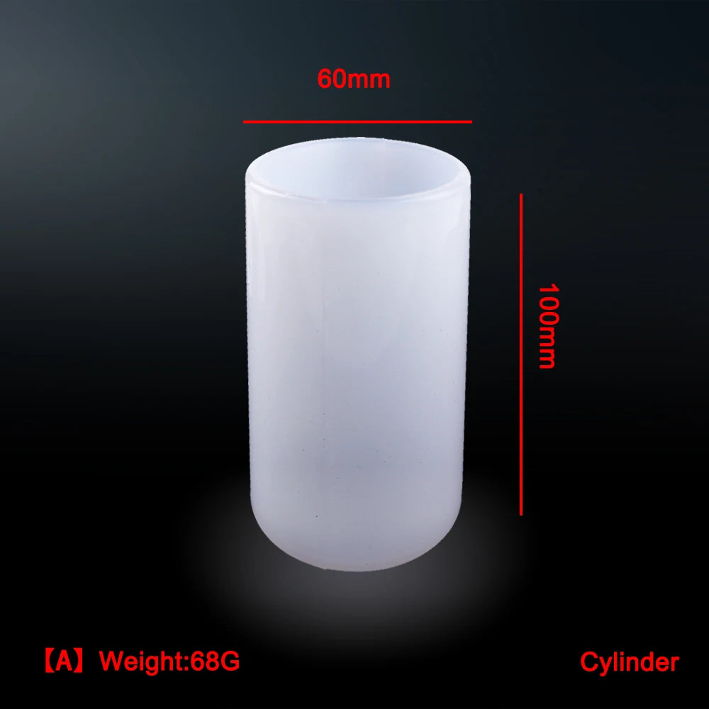 Cylindrical Hexagon Silicone Mold – DIY Resin & Candle Mould