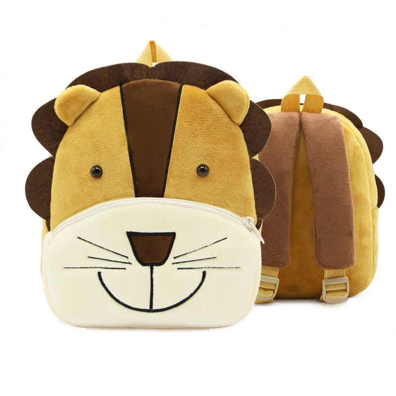 Cartmela Cute Animals Cartoon Plush Backpack - Kids Schoolbag