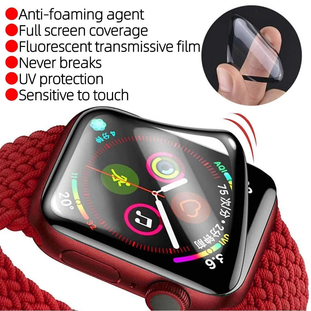 3D Screen Protector Film for Apple Watch Series 9–1, SE, Ultra 2