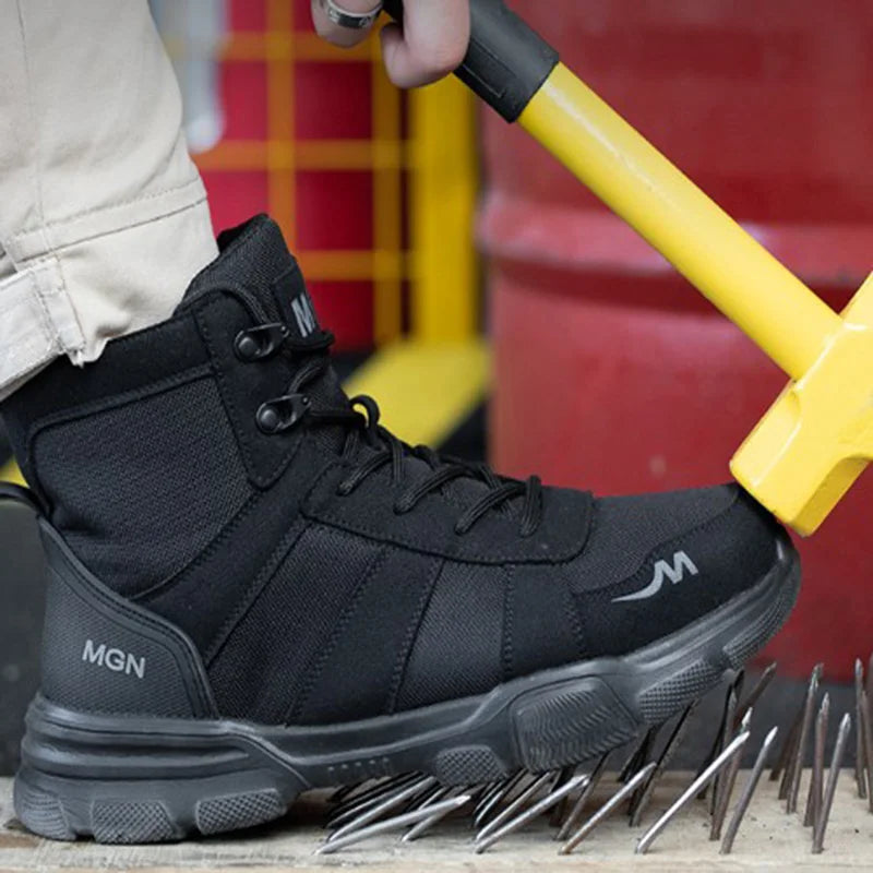 Indestructible Safety Work Boots – Steel Toe, Puncture-Proof