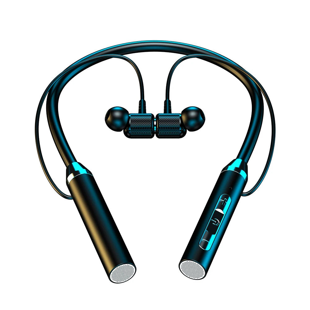 Wireless Bluetooth Neckband Headphones – HiFi 9D Stereo