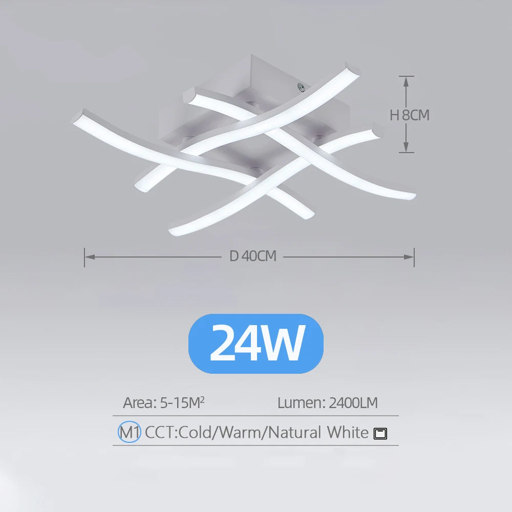 Cartmela 24W LED Ceiling Light – Modern Flush Mount Lamp
