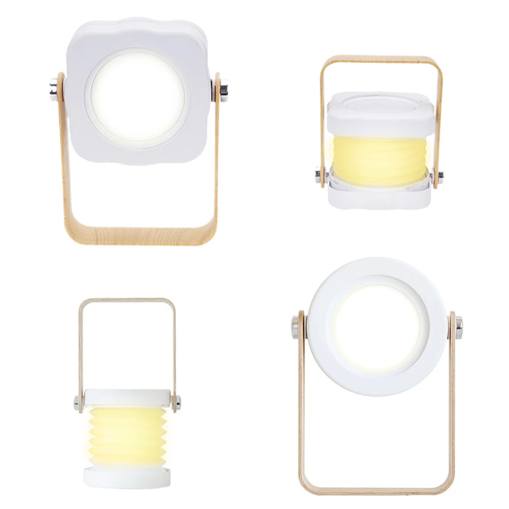 Rechargeable Folding LED Lantern Desk & Bedside Night Light