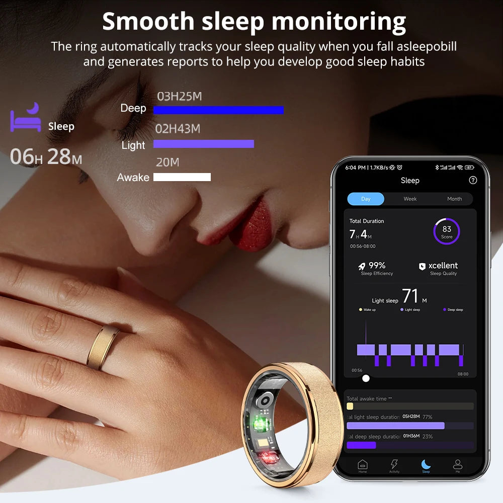 Cartmela | COLMI R10 Smart Ring with Charging Case | Health, Sleep & Fitness Tracker – Waterproof & Stylish for Men and Women