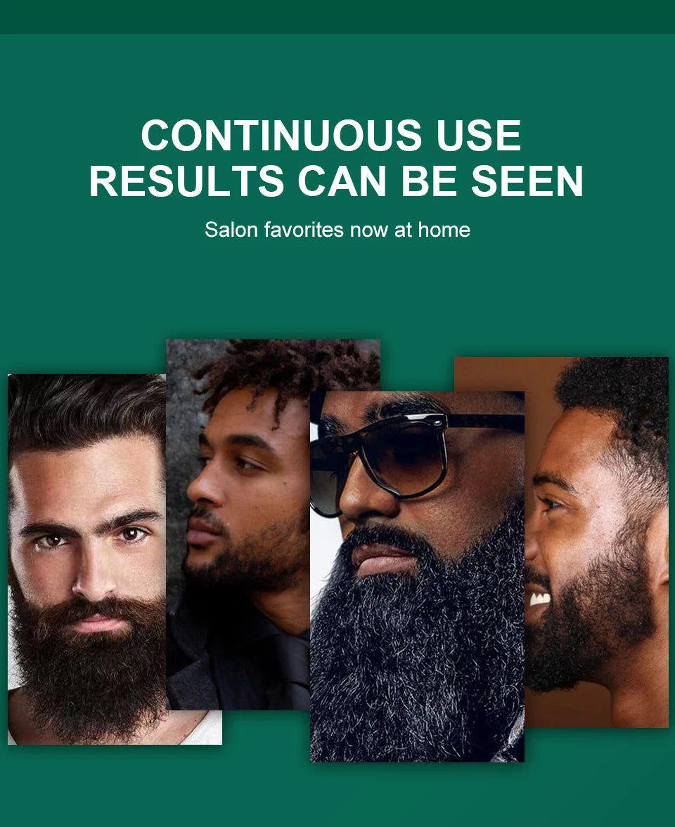Beard Growth Kit for Men – Oil, Shampoo & Moustache Care Set
