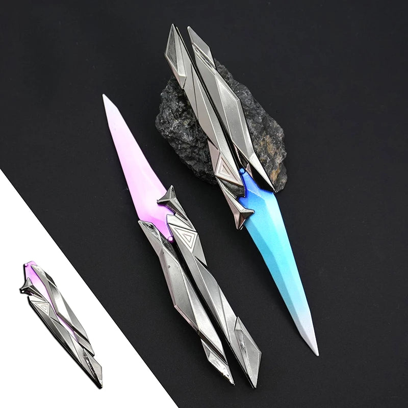 3D Engraved Tactical Butterfly Blade – Foldable Cosplay Knife