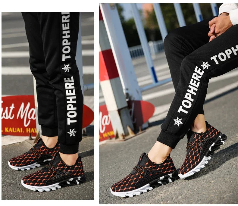Men’s Breathable Sports Shoes Casual Walking Sneakers