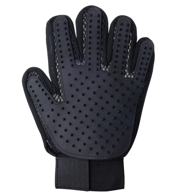 Pet Grooming Glove – Deshedding Brush & Bath Massage Tool for Cats & Dogs