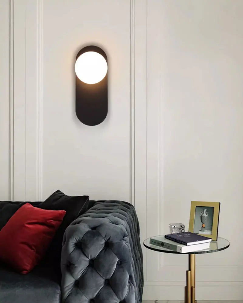 Interior LED Wall Lamp with G9 Bulb – Black & Gold Wall Sconce