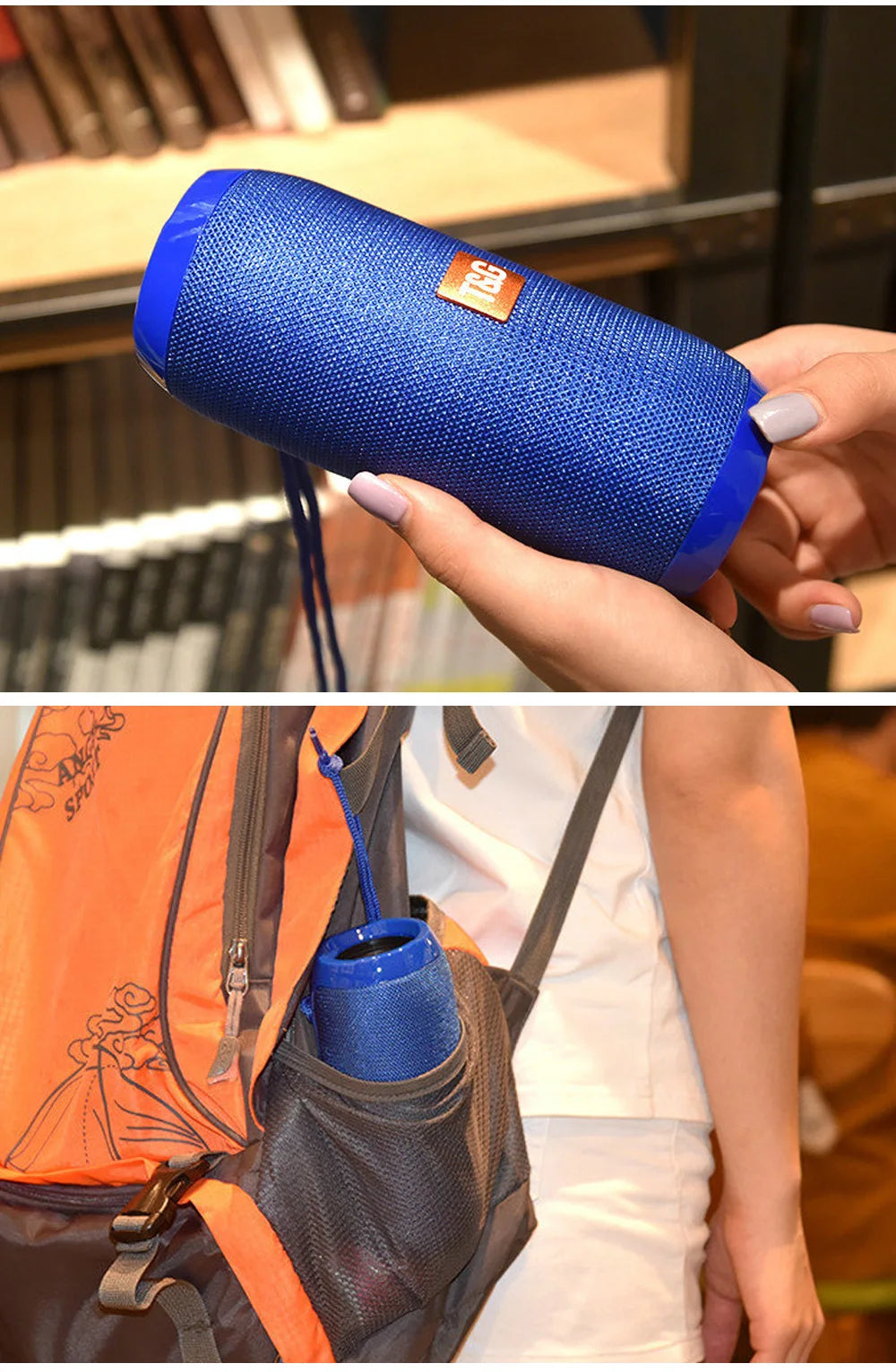 T&G TG117 Bluetooth Speaker Portable Waterproof Outdoor Stereo TWS