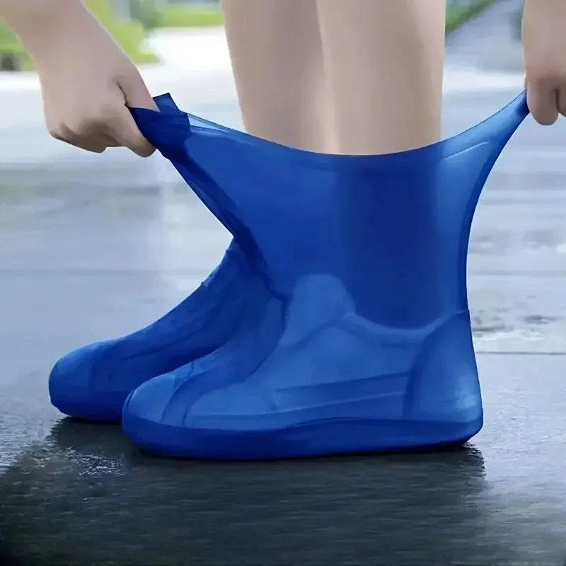 Reusable Waterproof Shoe Covers – Non-Slip Silicone Rain Overshoes
