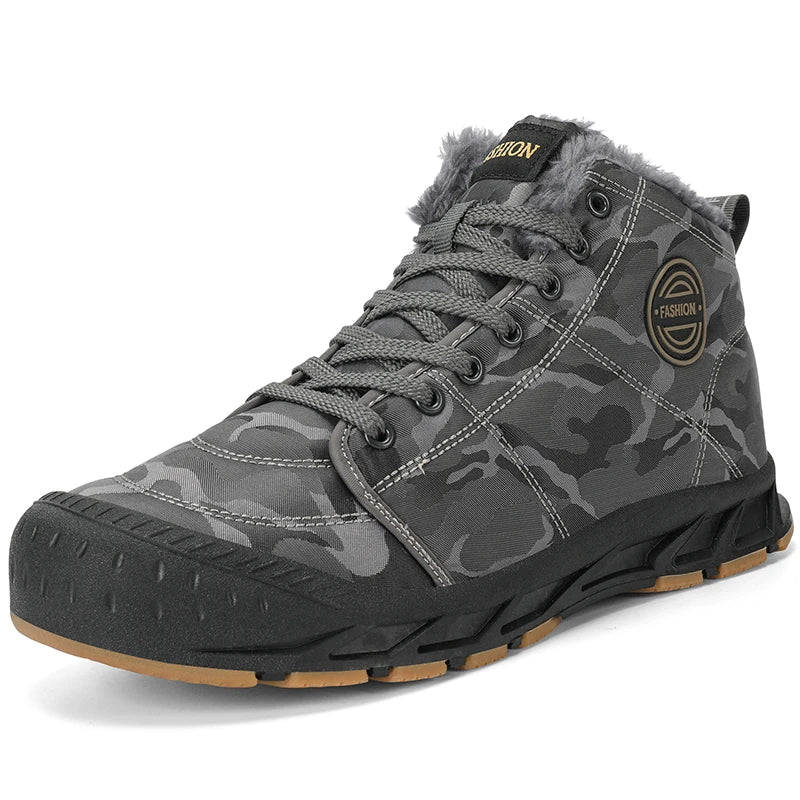 Cartmela Men's Waterproof Winter Ankle Boots