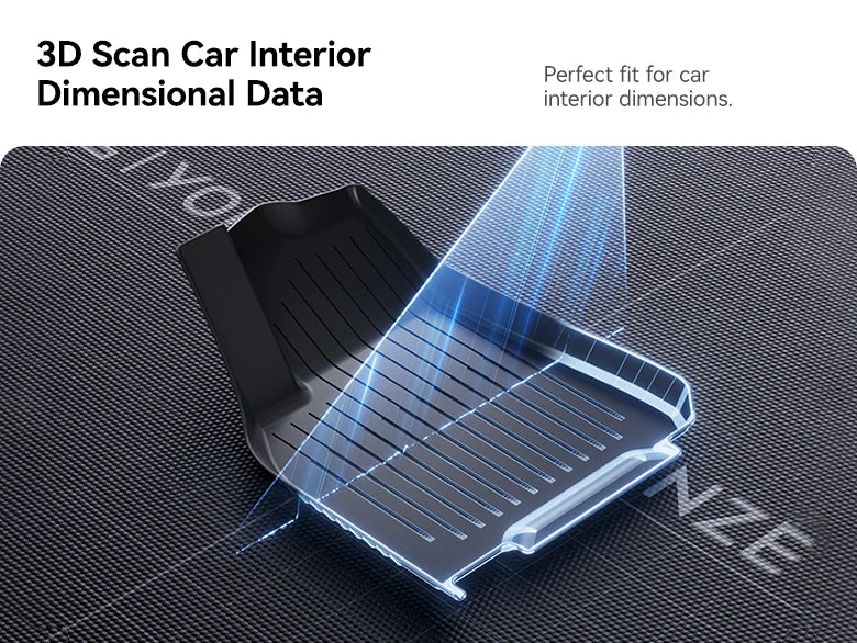 2025 Model Y Floor Mat Set – Waterproof TPE Trunk & Liner Mats